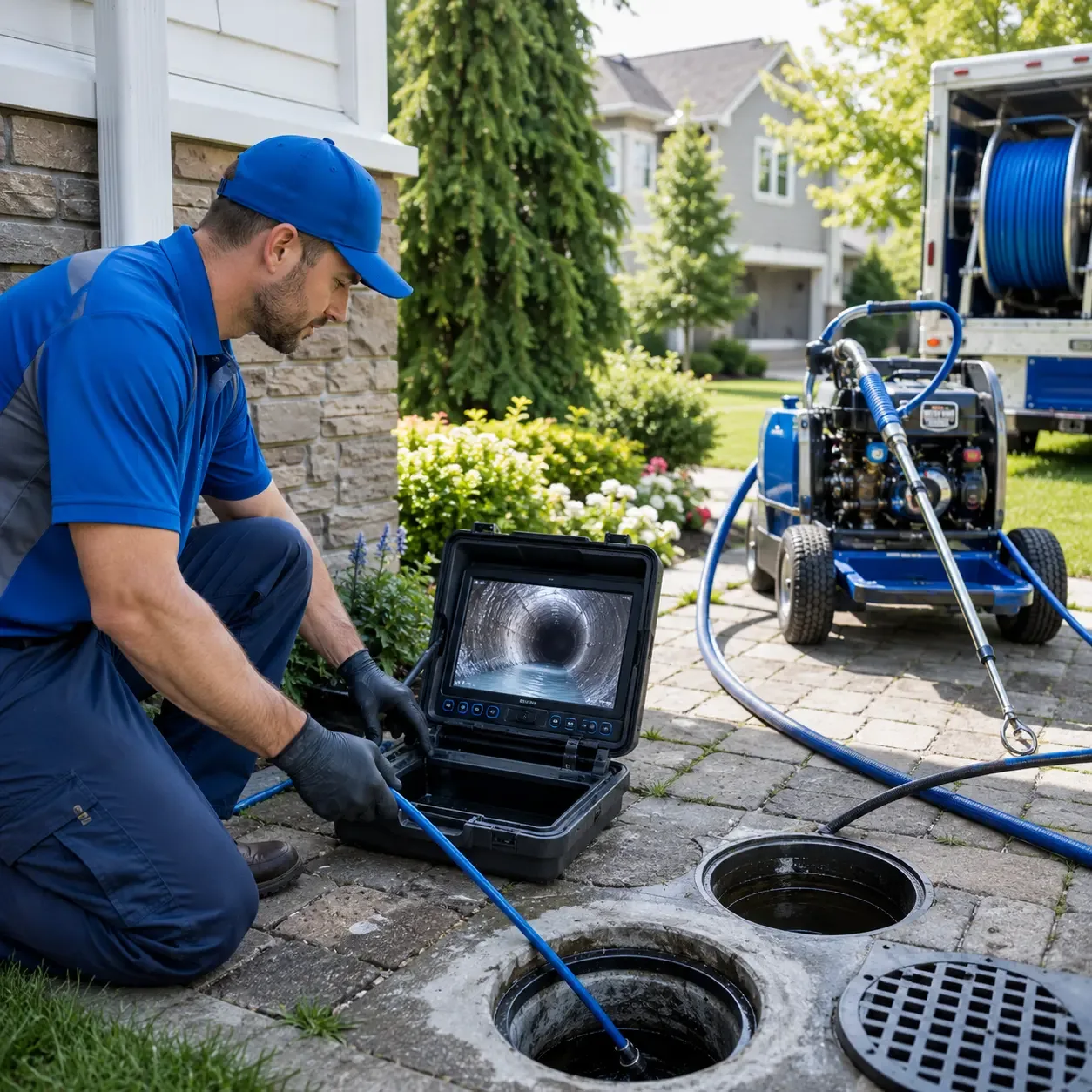 Outdoor drain cleaning professionals serving Hamburg, NJ